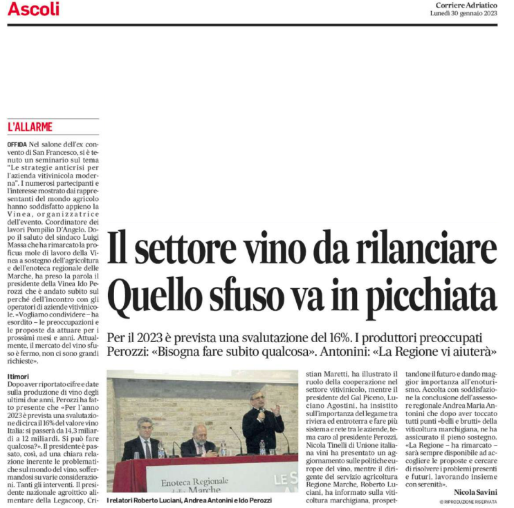 articolo corriere adriatico convegno 27.01.23